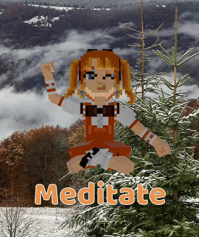 Meditation Shibuya109 GIF by Flickplay