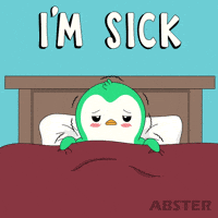 Sick Penguin GIF by Abster