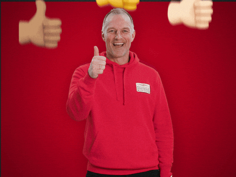 Postkodelotteriet giphyupload yes thumbs up tom GIF