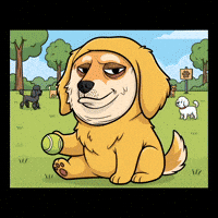 Tired Golden Retriever GIF by Doge Pound