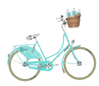 Bike Lady Lame Sticker by Dennis Zoppi
