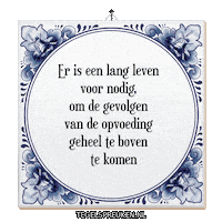 Wijsheid Troost Sticker by Tegelspreuken.nl