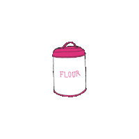 bake flour Sticker by Waitress The Musical