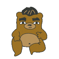 Wink Point Sticker by Dinest