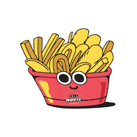 fullhouseburger marketing mcdonalds fries hamburguesa Sticker