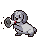 Attention Talking Sticker by Abstract HotDogs