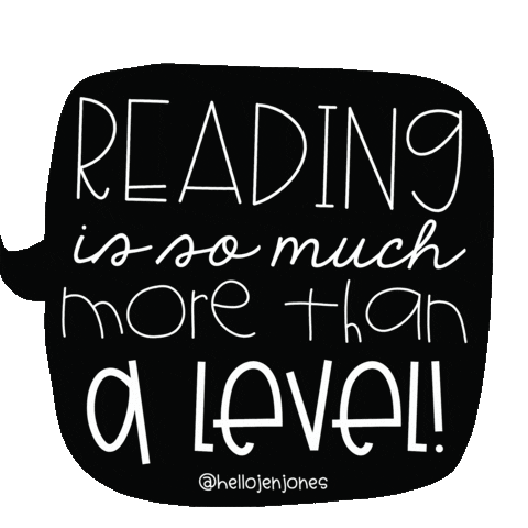 hellojenjones reading teacher teach literacy Sticker