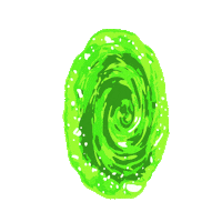 tooncasmStickers portal ricky tooncasm Sticker