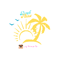 Summer Beach Sticker by Pepita