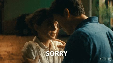 Sorry GIF by NETFLIX
