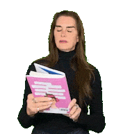 Read Blue Lagoon Sticker by Brooke Shields