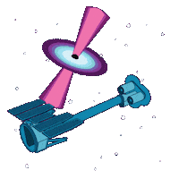 Black Hole Universe Sticker by NASA