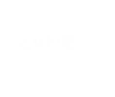 Cutie 文字 Sticker