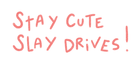 Golf Stay Cute Sticker by Catharina Stewart