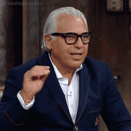 dragons' den hand GIF by CBC