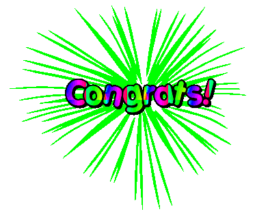Congratulations Sticker