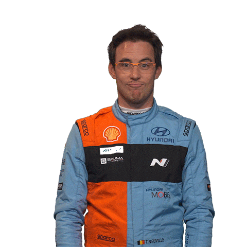 Sorry Thierry Neuville Sticker by FIA World Rally Championship