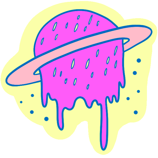 eagorasarah giphyupload pink planet universe Sticker