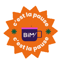 Coffee Break Sticker by STUDIO BIM!