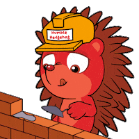 Working Brick By Brick Sticker by VeeFriends