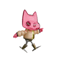 Pink Go Sticker