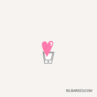 i love u heart GIF by Bilbareed
