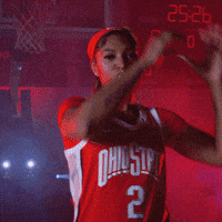 Basketball Block GIF by Ohio State Athletics
