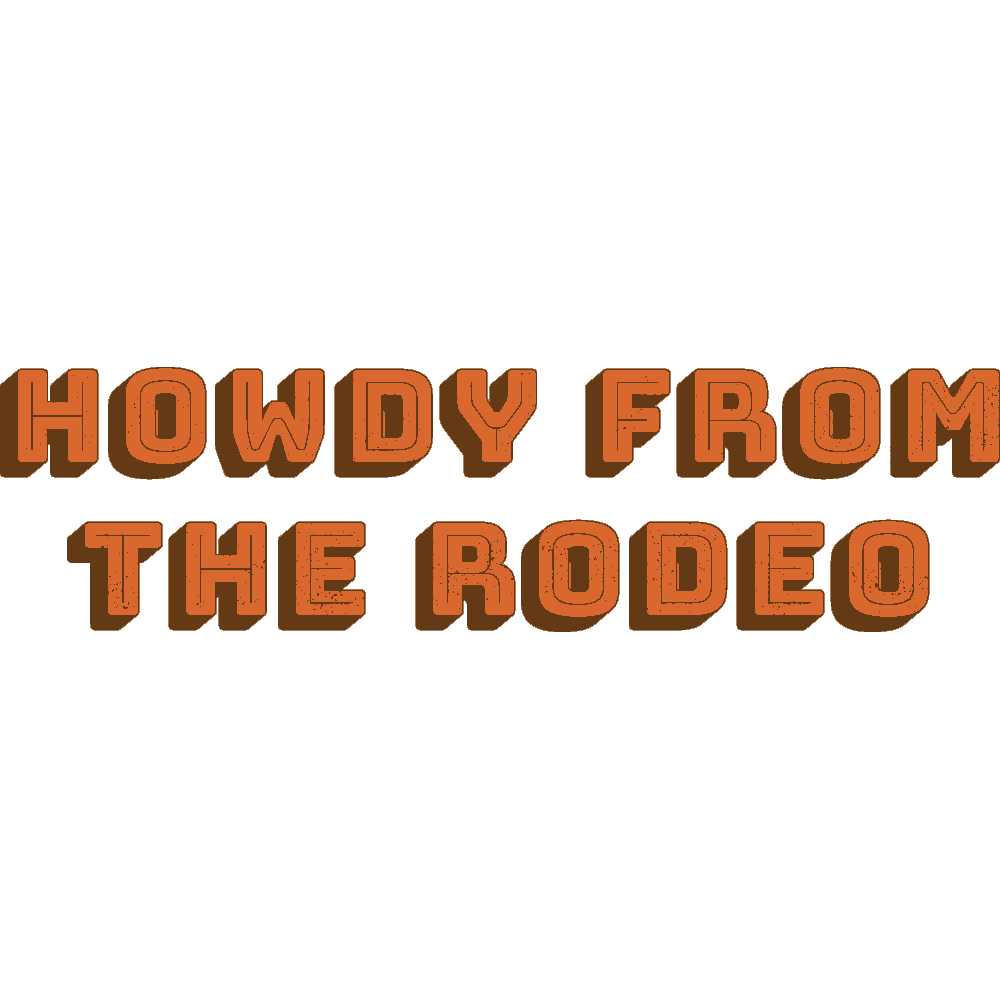 rodeo howdy Sticker by Tecovas