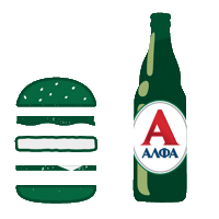 Αλφα Sticker by ALFA Beer
