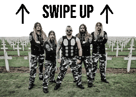 Swipe Up Heavy Metal Sticker by Sabaton