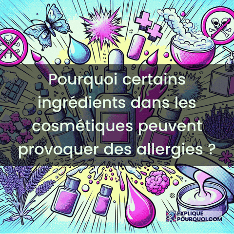 Allergies Cosmétiques GIF by ExpliquePourquoi.com