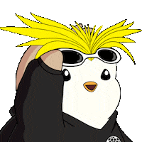 Excited Yes Please Sticker by Pudgy Penguins