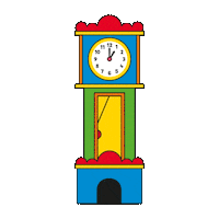 Clock Sticker by Hartbeeps