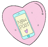 Heart Post Sticker by Fer Almeida Designer
