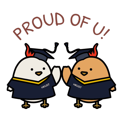 Graduation Celebrating Sticker by HKUST