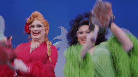 Drag Queen Christmas GIF by Jinkx and DeLa Holiday