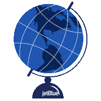 Plane Flying Sticker by JetBlue