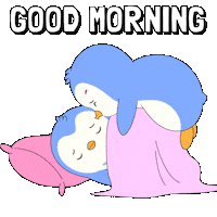 Good Morning Sticker by Pudgy Penguins