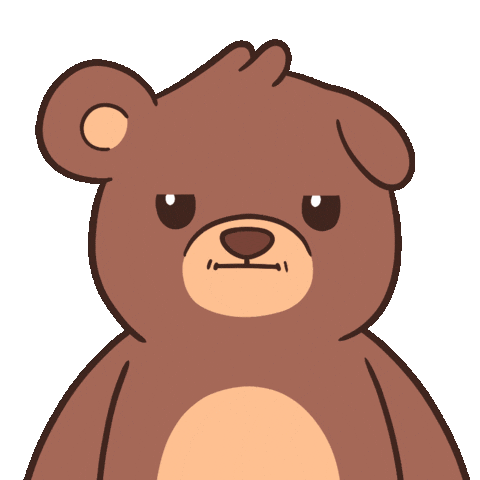 Teddy Bear Ok Sticker by BEARISH