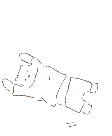 nonoharu kawaii animal bear relax Sticker