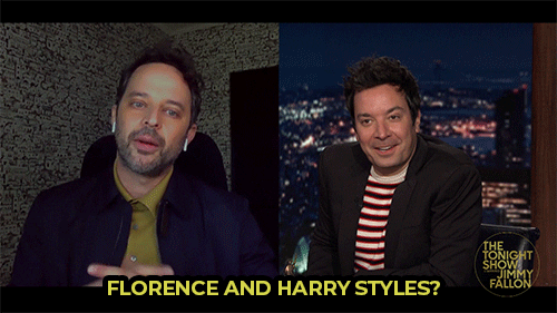 Chatting Harry Styles GIF by The Tonight Show Starring Jimmy Fallon