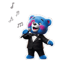Blue Bear Beauty Sticker by Caddy's