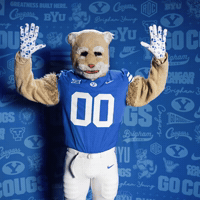 Byu Football Go Cougs GIF by BYU Cougars
