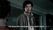 season 4 book GIF by Black Sails