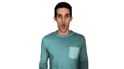 Surprise Wow Sticker by Matt Tolbert