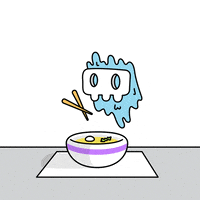 ghostboylives nft delicious ramen noodles GIF