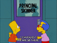 scared bart simpson GIF