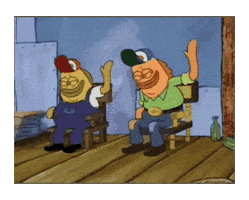 Spongebob Laughing Sticker