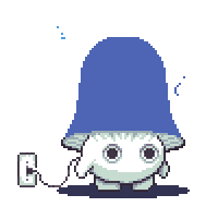 Inkpendude psychedelic pixel art 8bit loading Sticker