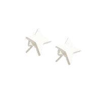 Stars Earrings Sticker by pomponplata